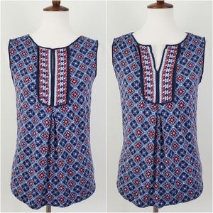 Max Studio Split Neck / Keyhole Top